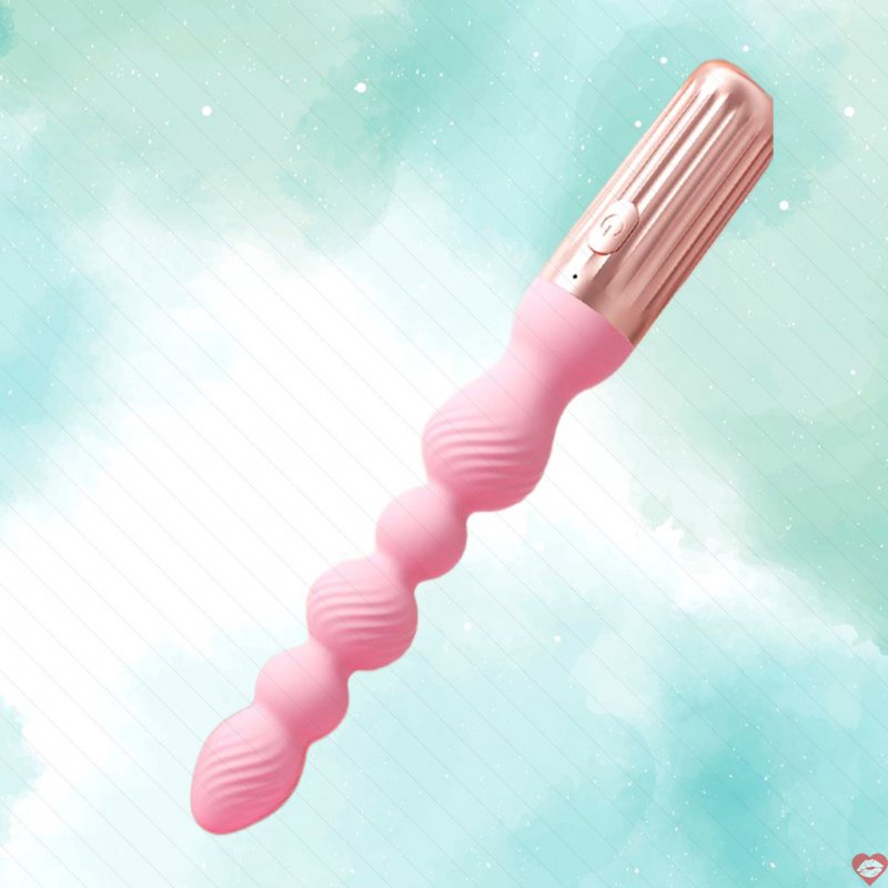 Thụt hậu môn rung 2in1 Desire beads hạt tròn mềm rung mạnh mẽ