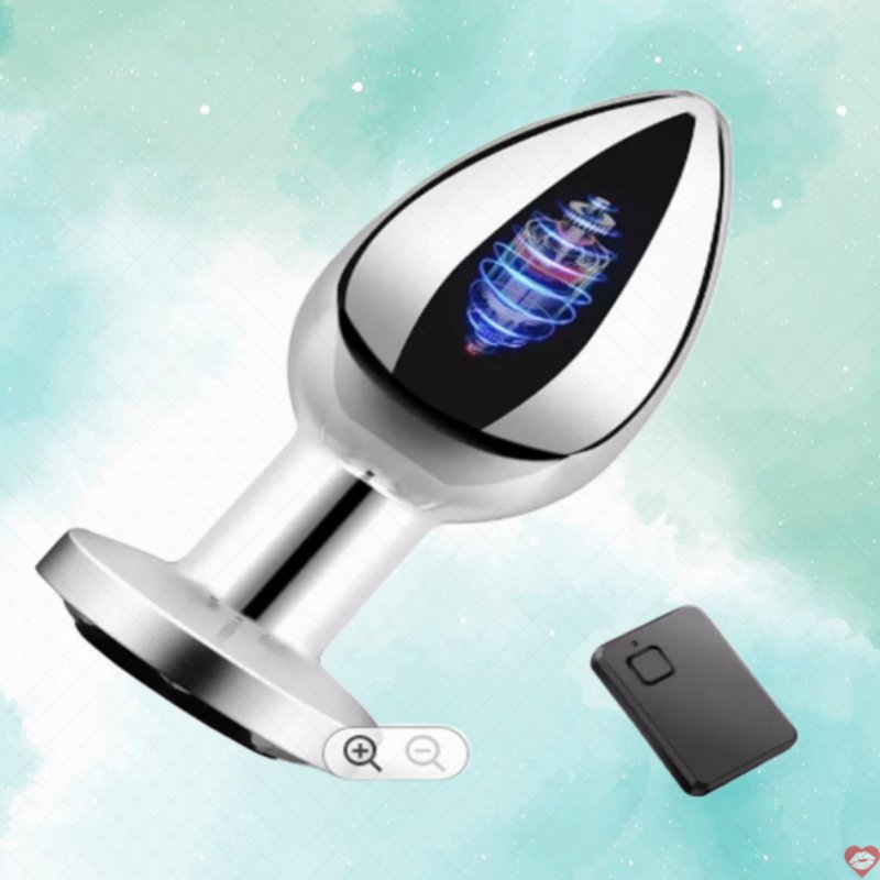 Phích Cắm Hậu Môn Inox Siêu Rung - Điều Khiển Từ Xa