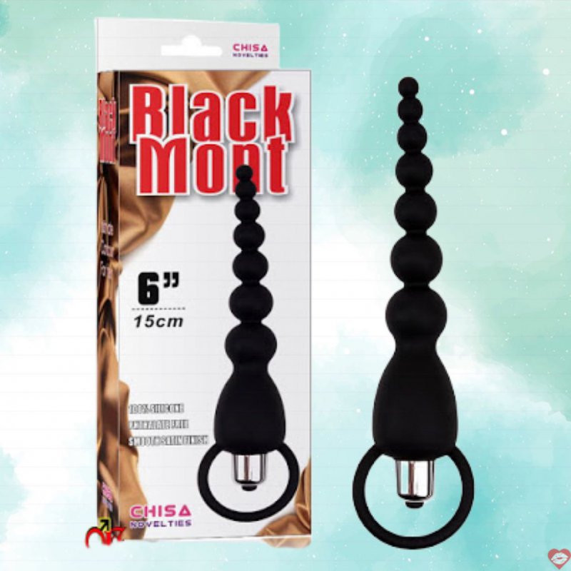 Dụng Cụ Massage Hậu Môn Có Rung - Black Mont Chisa