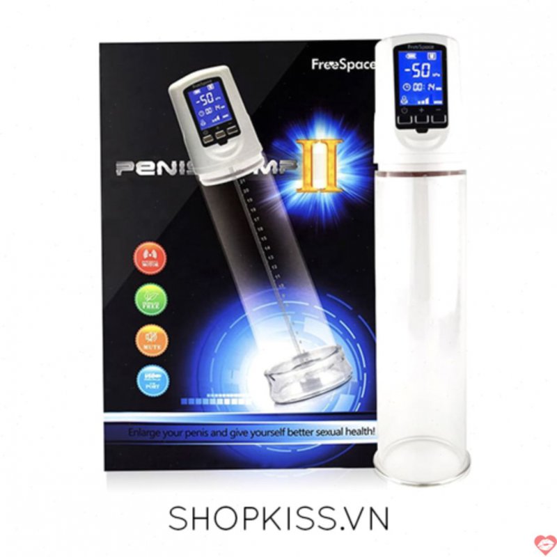 Máy tập dương vật màn hình LCD tăng kích thước chất liệu cao cấp 