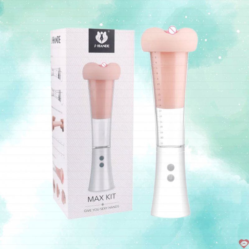 Máy tập tăng kích thước dương vật S-Hande Max Kit tự động pin sạc tiện dụng 