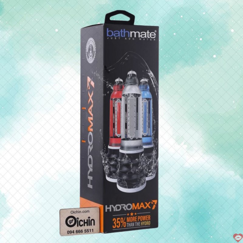Bathmate Hydromax 7 UK máy tập thủy lực kéo dài tự nhiên 