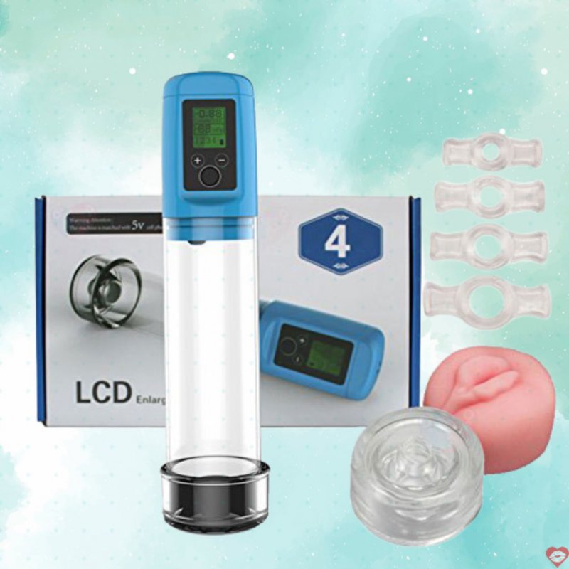 Máy tập dương vật tự động LCD an toàn hiệu quả tăng kích thước nam 
