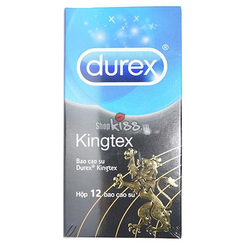 Bao Cao Su Size Nhỏ Durex Kingtex Hộp 12 Cái