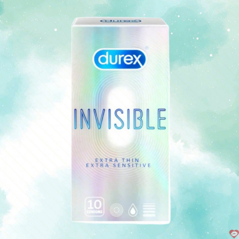Bao cao su Durex Invisible siêu mỏng mềm mại an toàn hộp 10 cái 
