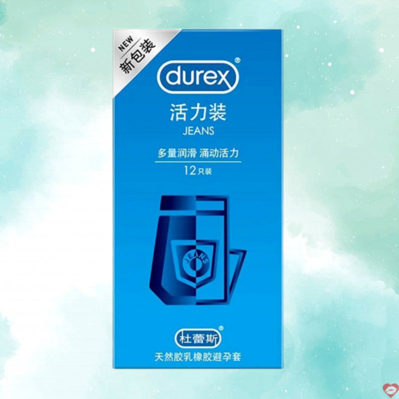 Bao cao su Durex Jeans siêu mỏng gel bôi trơn nhiều hộp 12 cái an toàn dễ chịu 