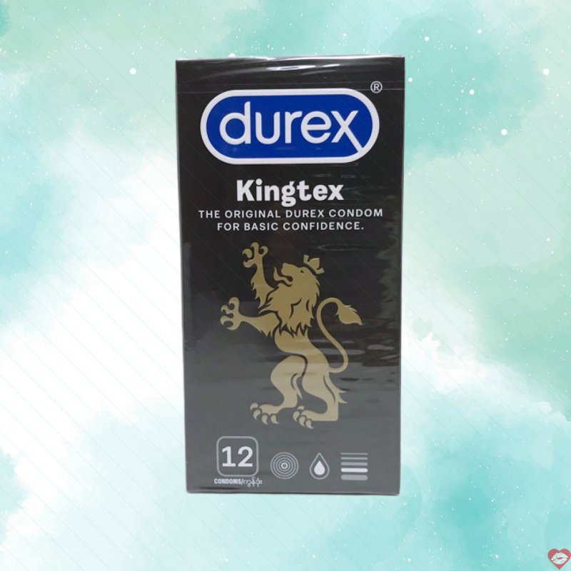 Bao Cao Su Durex Kingtex 49mm Size Nhỏ An Toàn Đảm Bảo 