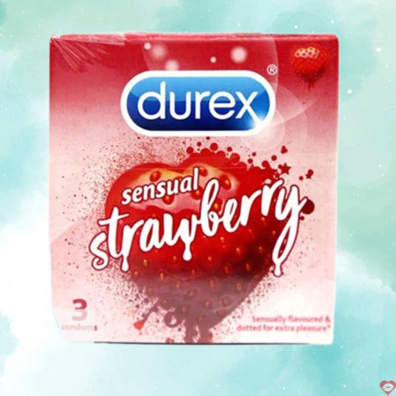 BCS gai hương dâu Durex Strawberry chính hãng cảm giác đỉnh 
