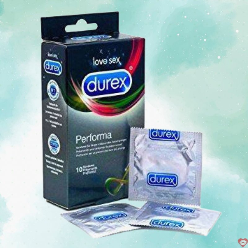 Bao cao su Durex Performa kéo dài quan hệ an toàn cảm giác thật 
