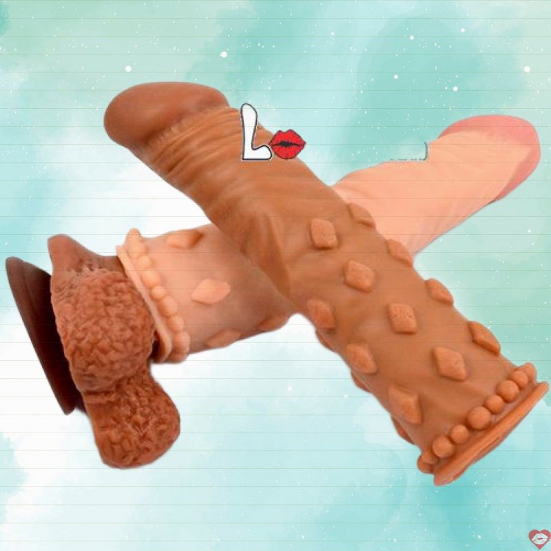 Bao đôn bi vuông 5cm Lovetoy silicon chống thấm nước chính hãng 