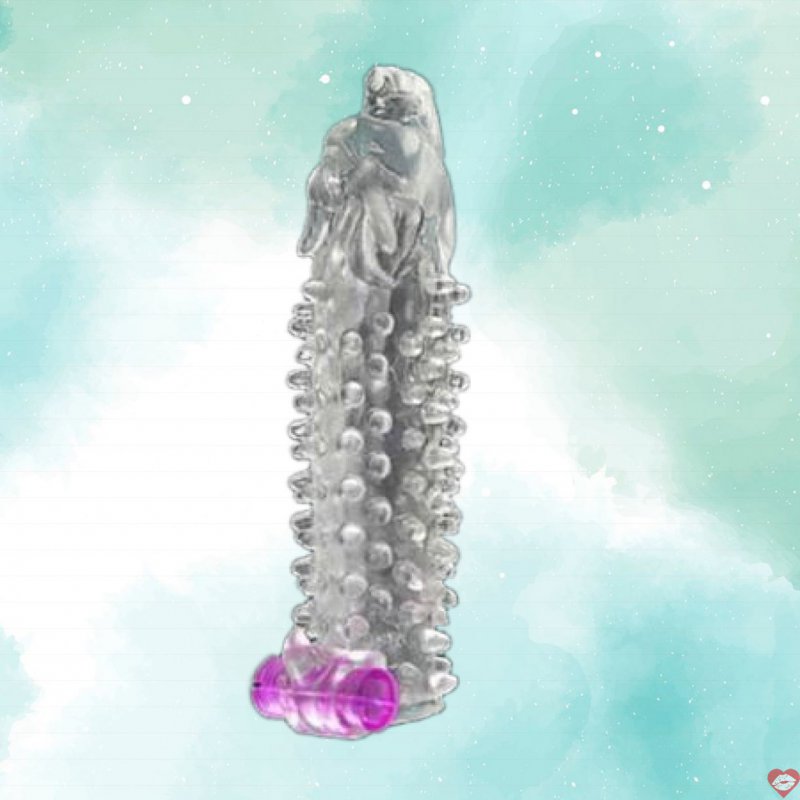 Bao đôn đầu rồng siêu gai rung sóng silicon cao cấp kích thích 