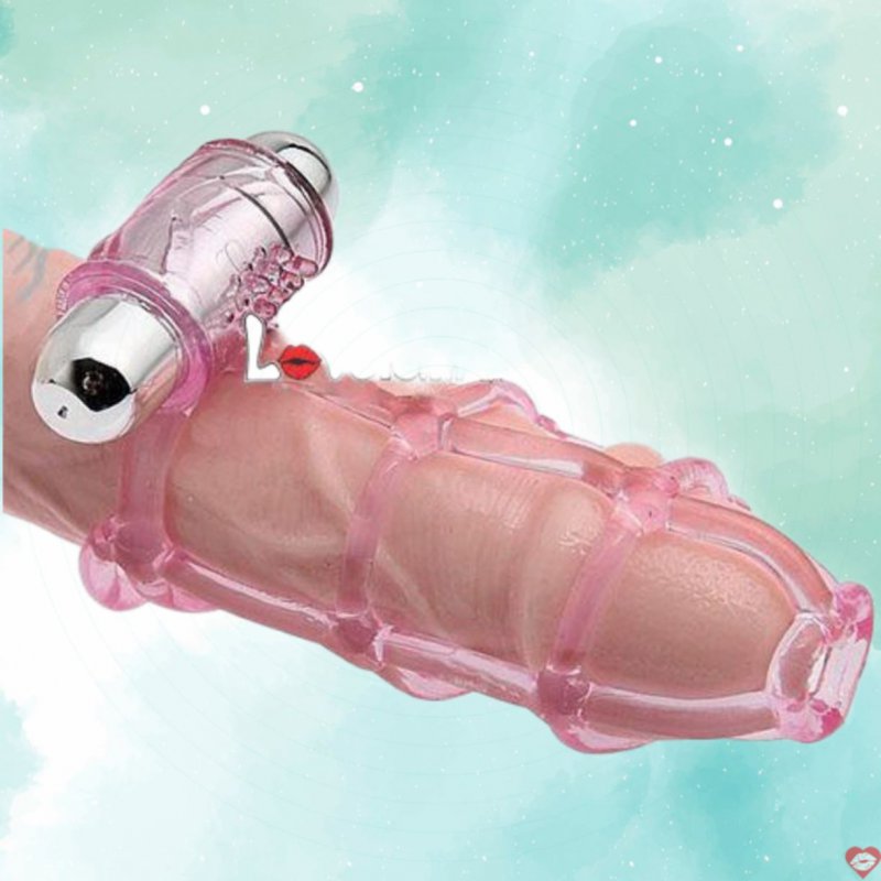 Bao cao su đôn lưới MMA rung massage tăng khoái cảm chơi cực đã 