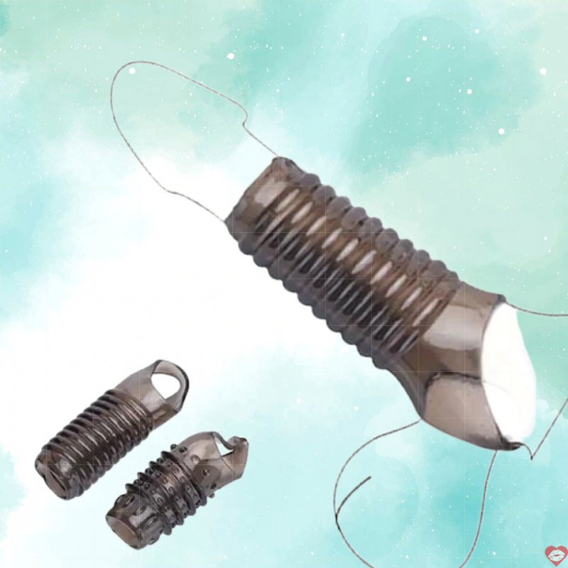 Bao cao su đôn dên có quai đeo bìu chống tuột tăng size 