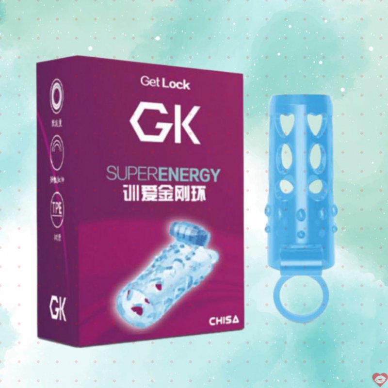 Bao cao su đôn dên rung Get Lock Superenergy chống tuột kích thích 