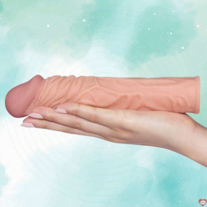 Bao đôn 4 phân gân nổi Lovetoy silicon cao cấp kéo dài thời gian quan hệ 