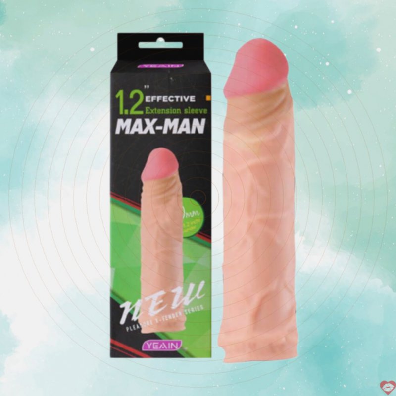 Bao cao su đôn dên Yeain Maxman tăng size 30mm, silicon mềm mại 