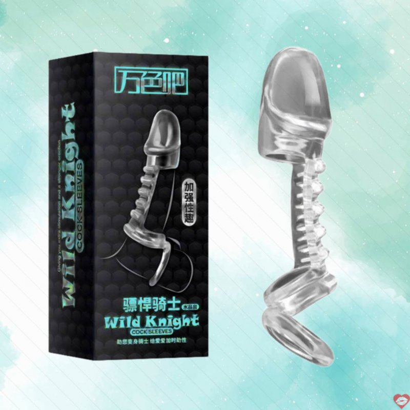 Bao cao su đôn dên Wild Knight silicon y tế tăng kích thước 