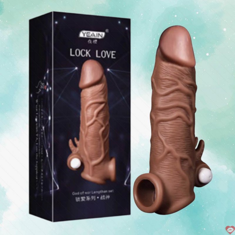 Bao cao su đôn dên rung Yeain Lock Love God of War tăng kích thước mạnh 