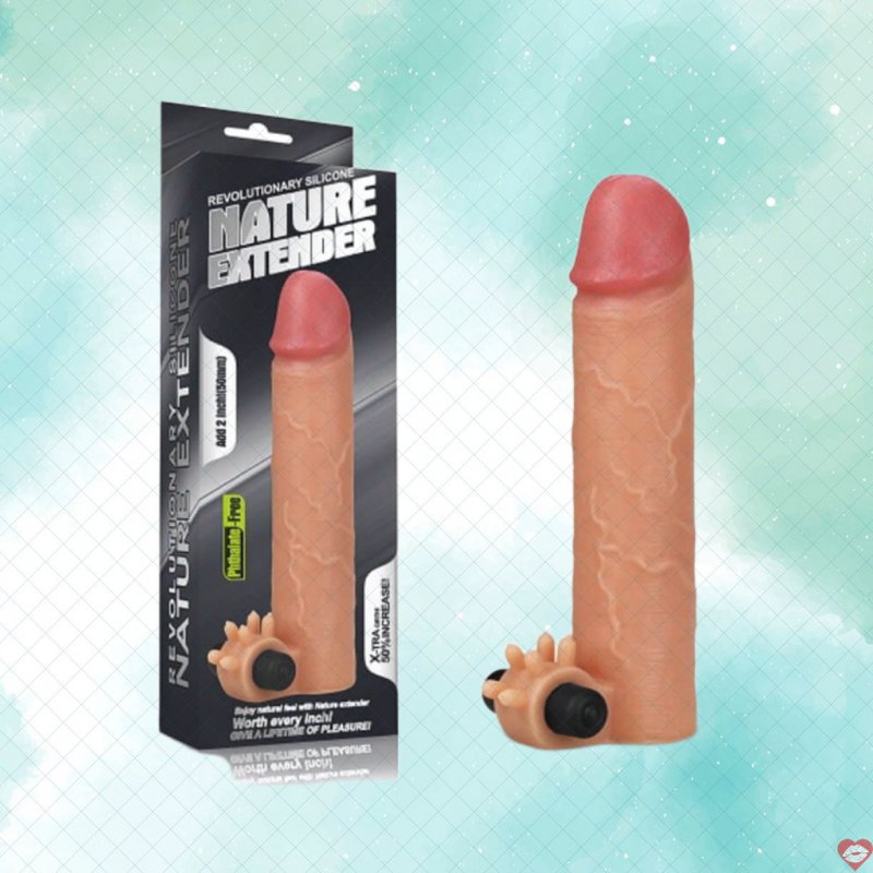 Bao cao su đôn dên rung Lovetoy Nature Extender kéo dài 