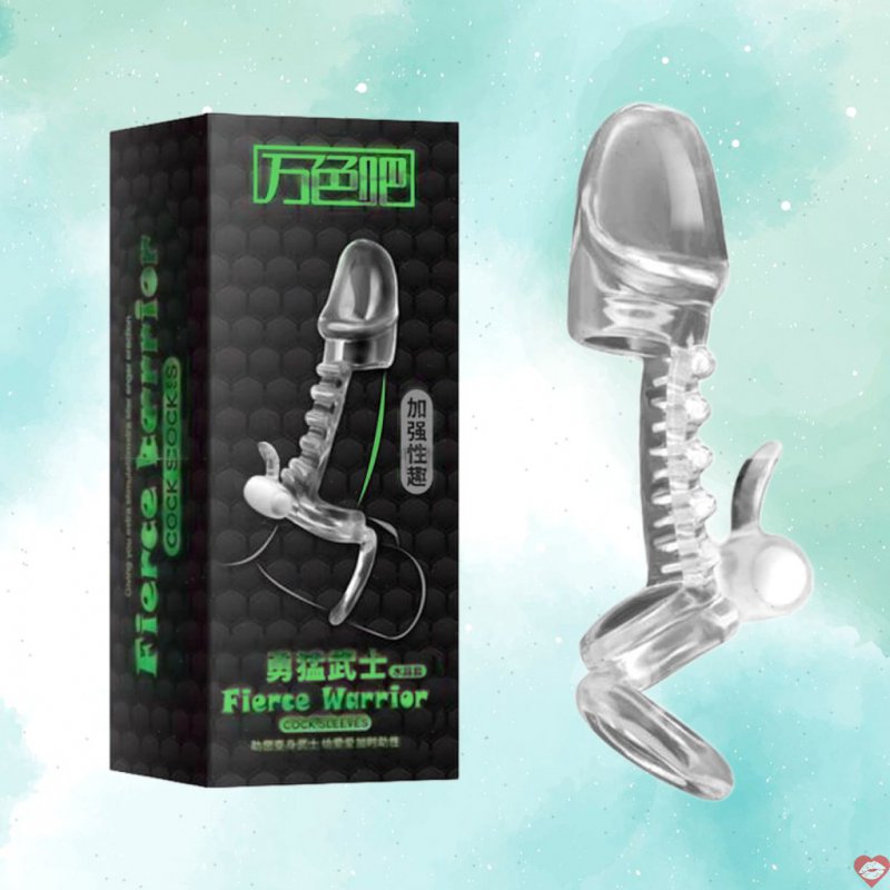 Bao cao su đôn dên rung Fierce Warrior kích thích khoái cảm an toàn 