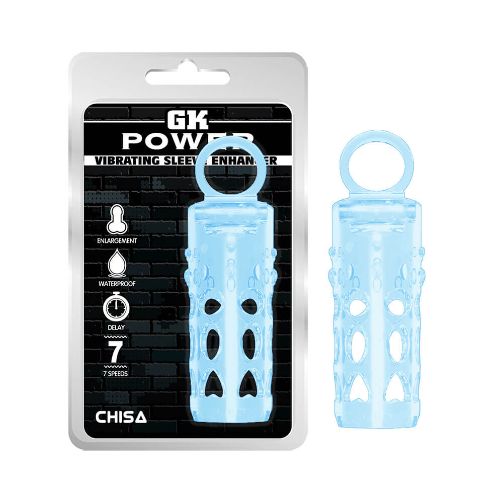 Bao cao su đôn dên rung Chisa Vibrating Sleeve Enhancer hỗ trợ kích thích