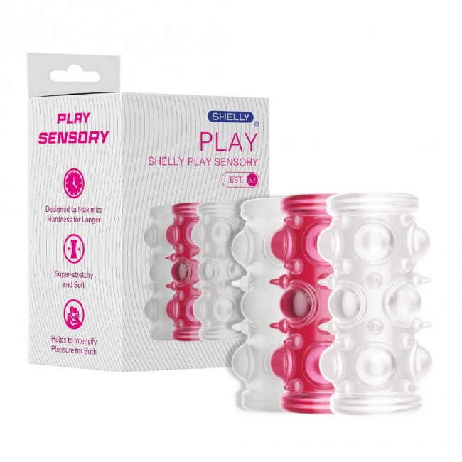 Bao cao su Shelly Play Sensory đôn dên gân bi kích thích mạnh mẽ