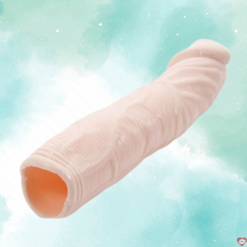 Làm to dương vật với bao cao su đôn dên da người - SHP644