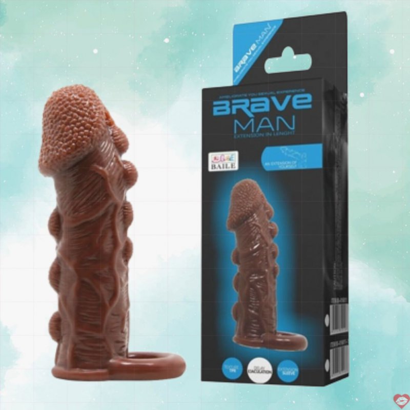 Bao cao su đôn dên da cóc Brave Man