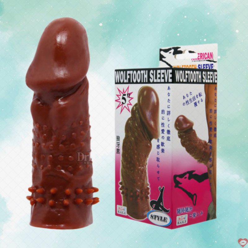 Bao cao su đôn dên Wolftooth Sleeve gai mềm tăng cảm giác cực đã 