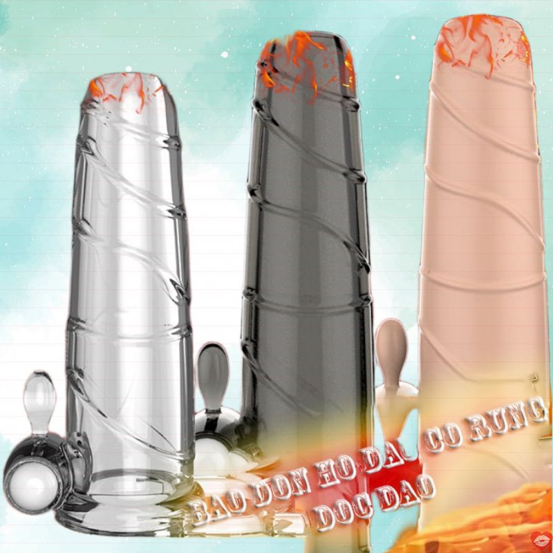 Bao đôn hở đầu có rung độc đáo thêm phần hưng phấn quyết liệt