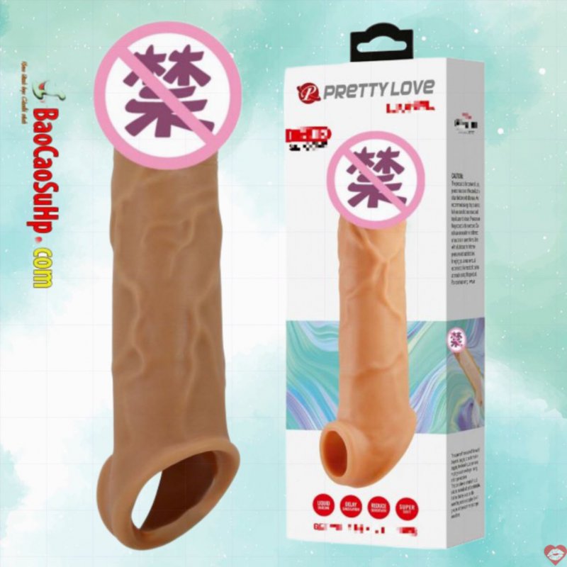 Bao cao su donden có quai đeo gân nổi Prettylove Lionel silicone