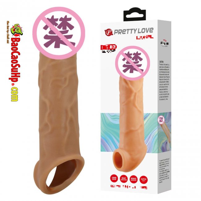 Bao cao su đeo donden gân nổi Prettylove Lionel silicone an toàn