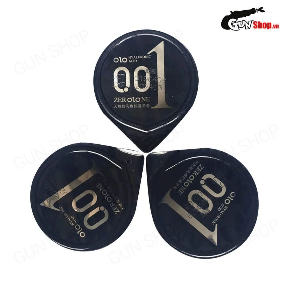 Bao cao su OLO 0.01 Bead Entering - Siêu mỏng bi tăng thêm 3cm - Hộp 10 cái