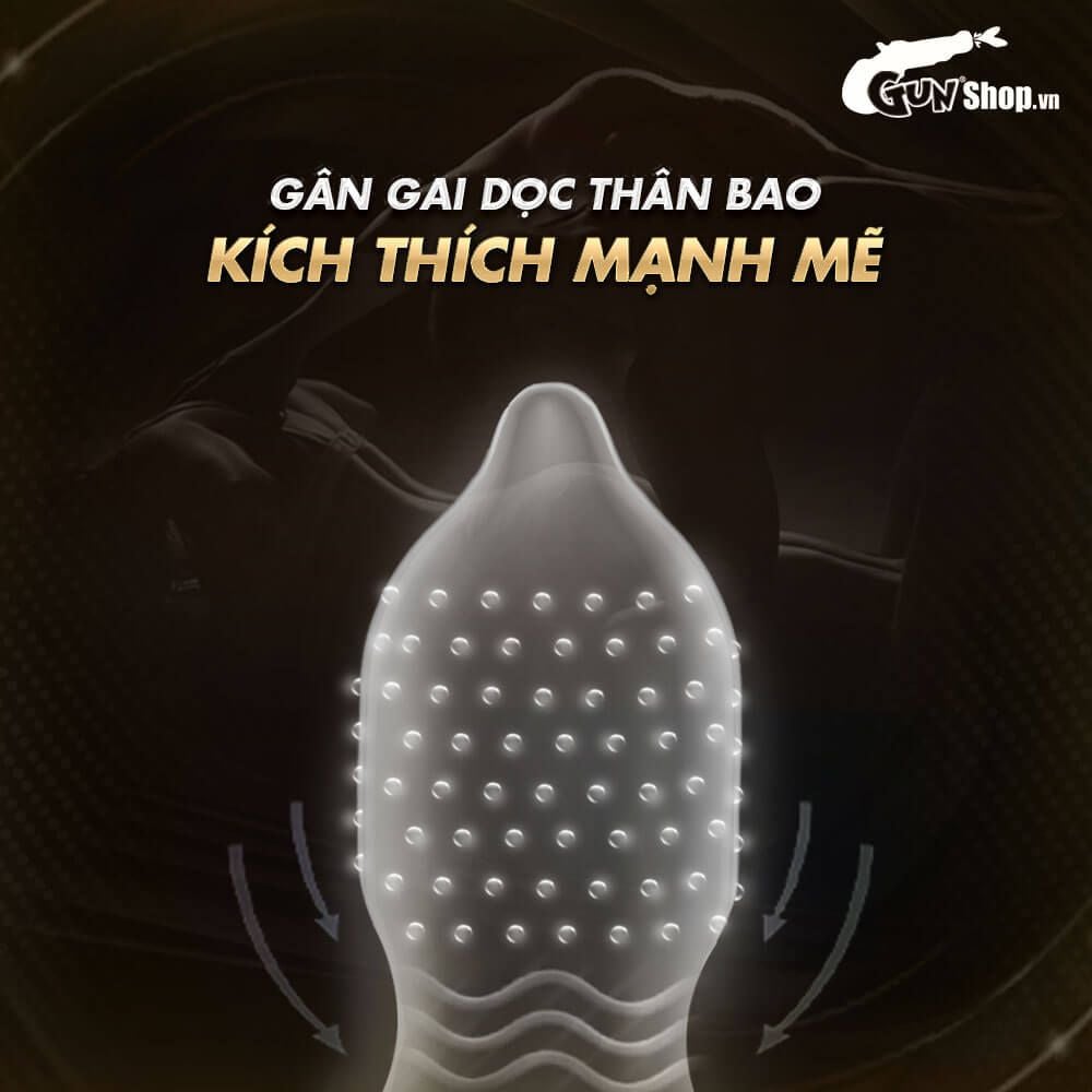 Bao cao su OLO 0.01 Neo Physical Delay Sleeve - Siêu mỏng gân gai kéo dài thời gian tăng nhiệt