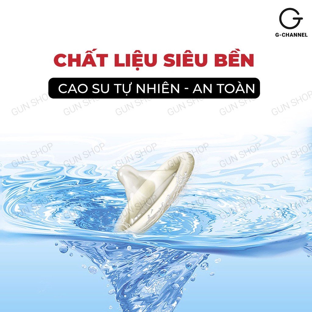 Bao cao su Toshiro Long Shock 4in1 - Kéo dài thời gian - Hộp 10 cái