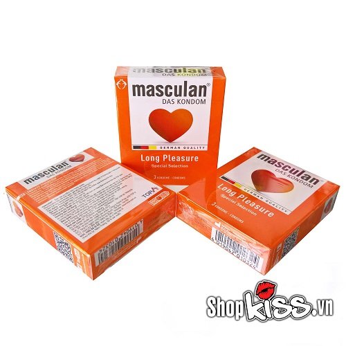 Bao cao su kéo dài quan hệ Masculan Đức – Hộp 3 cái