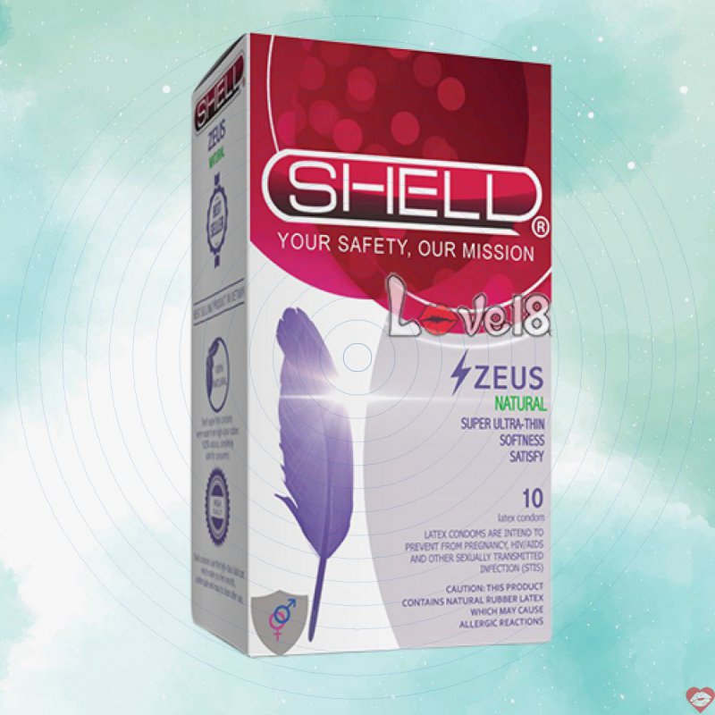Bao Cao Su Shell Zeus Hàn Quốc Siêu Mỏng Bền Đẹp An Toàn 