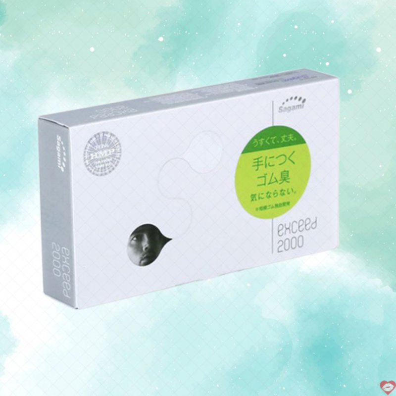 Bao cao su Sagami Exceed 2000 hộp 12 cái cảm giác siêu thật 