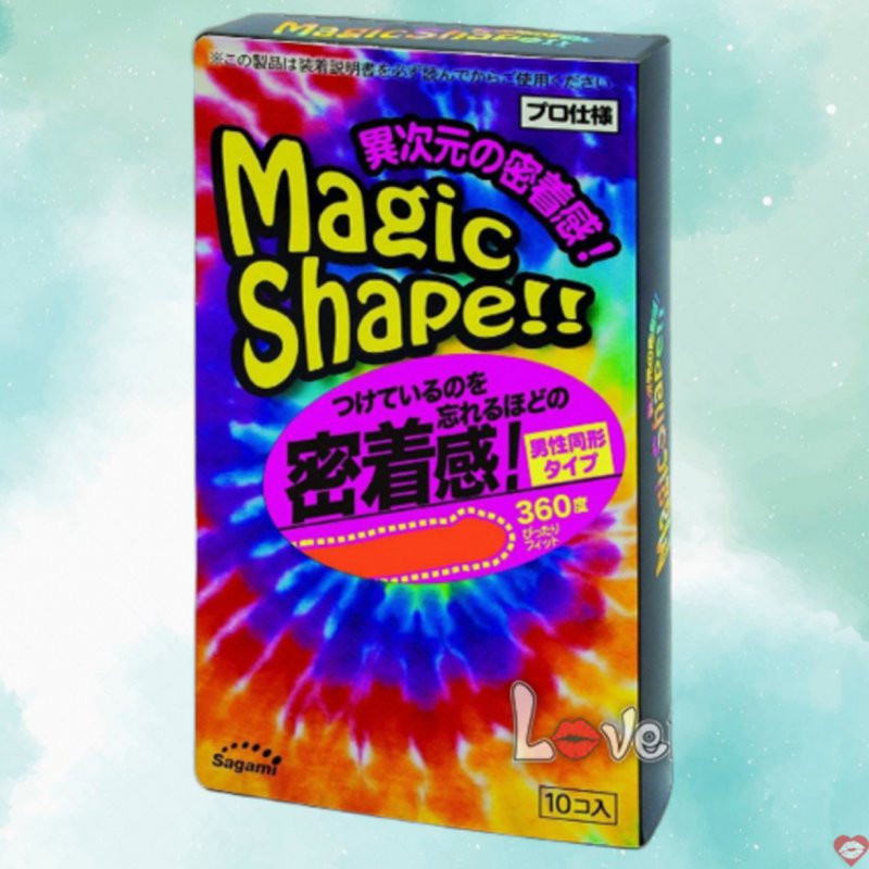 Bao Cao Su Sagami Magic Shape 3D Gân Sọc Hộp 10 Tăng Khoái Cảm 