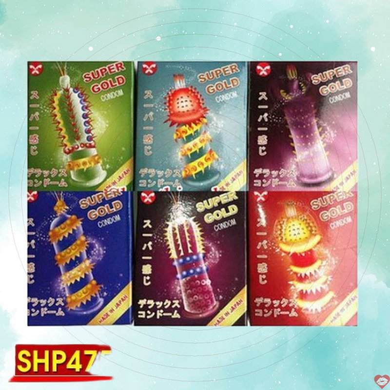 Bao cao su gai mịn SHP475 mới lạ kích thích cảm giác mới 