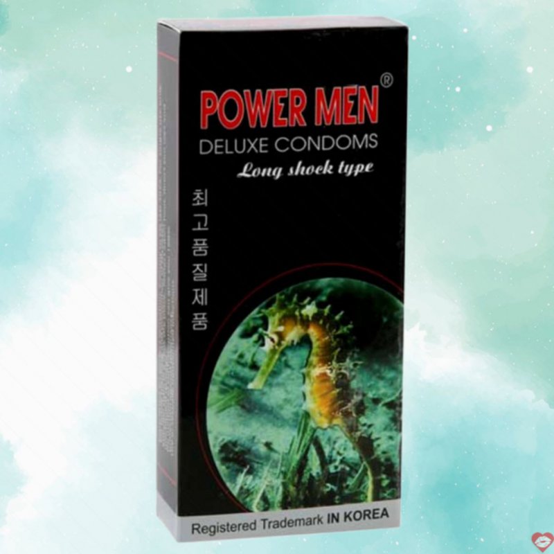 Bao cao su Powermen Sea Horse gân gai kéo dài quan hệ 