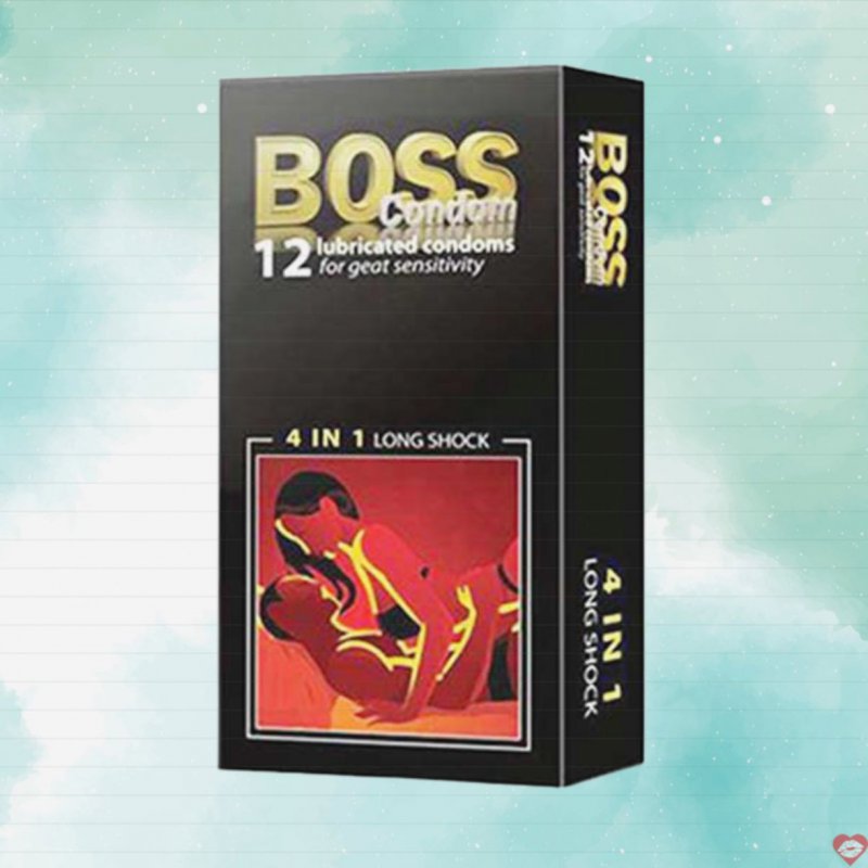 Bao cao su Boss 4in1 gai gân kéo dài thời gian quan hệ mùi hương dễ chịu 