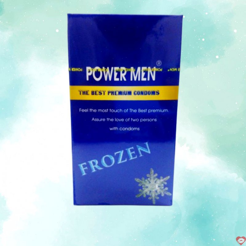 Bao cao su gai gân Power Men Frozen hương bạc hà kích thích mạnh 