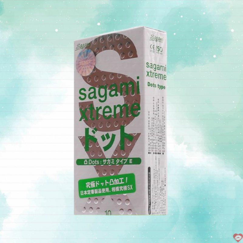 Bao cao su gai nhỏ Sagami Xtreme White kích thích mạnh mẽ 