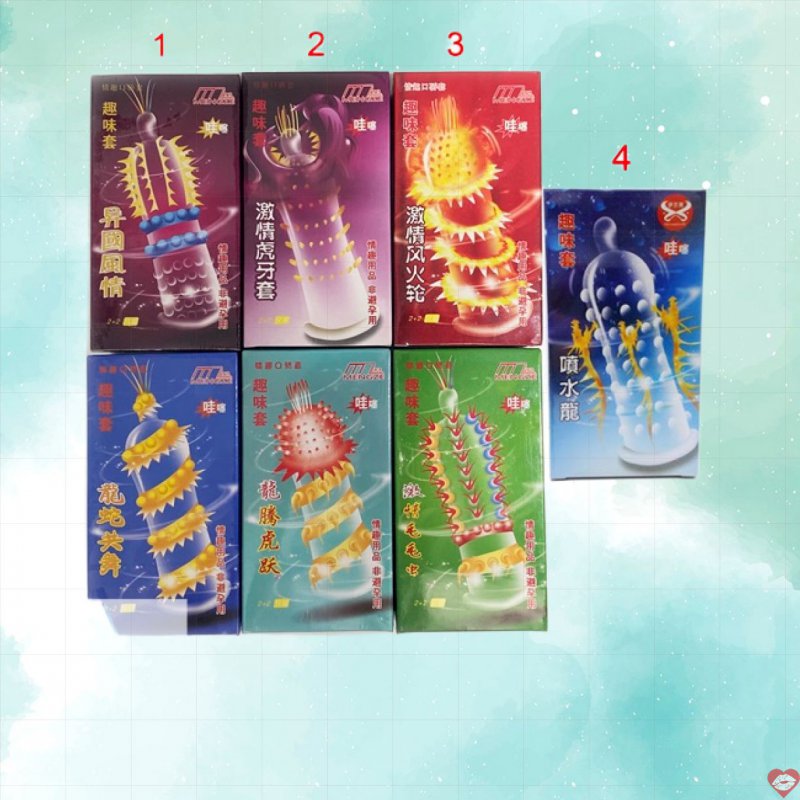 Bao cao su gai bi râu Super Gold kích thích cực đỉnh cho cả hai 