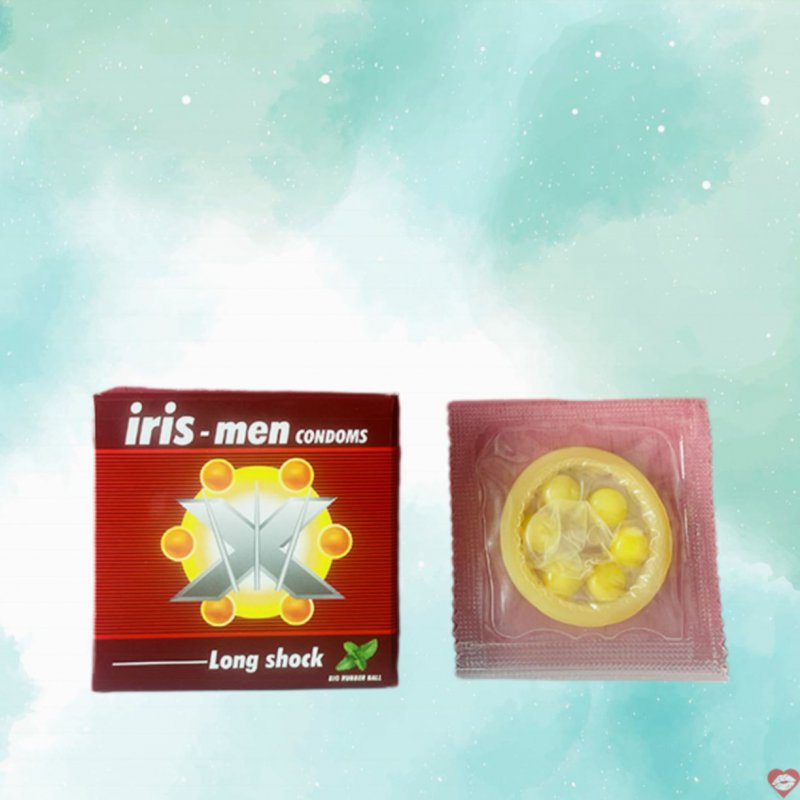 Bao cao su Iris-Men Long Shock siêu to 6 bi kích thích lên đỉnh 