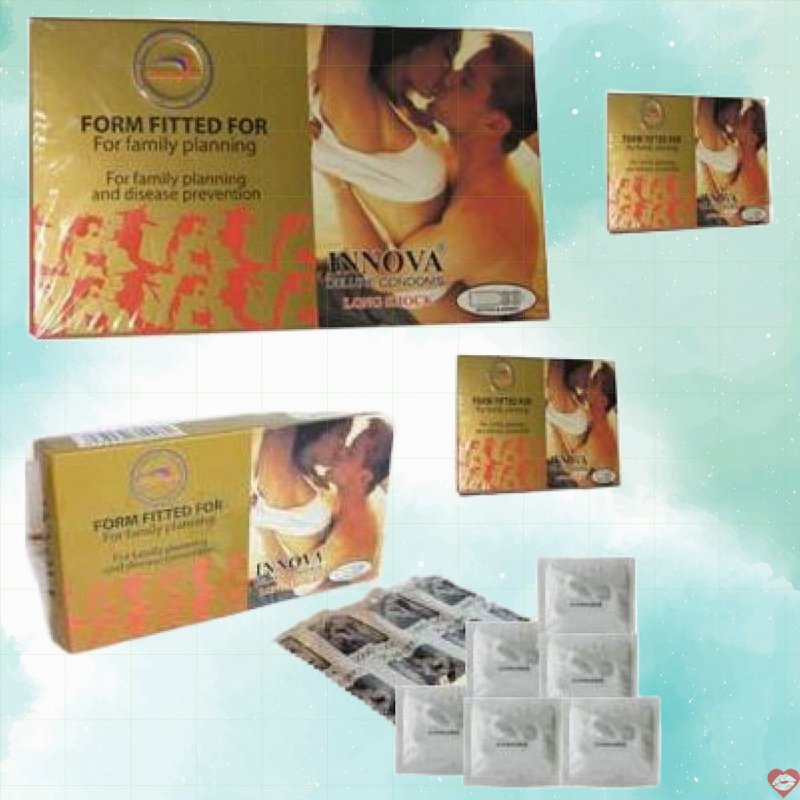 Bao cao su Innova vàng gân gai kéo dài thời gian hộp 12 chiếc 