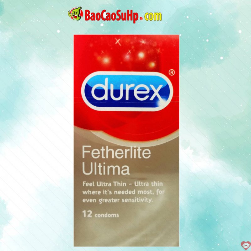 Bao cao su siêu mỏng Durex Fetherlite Ultima cảm giác thật 