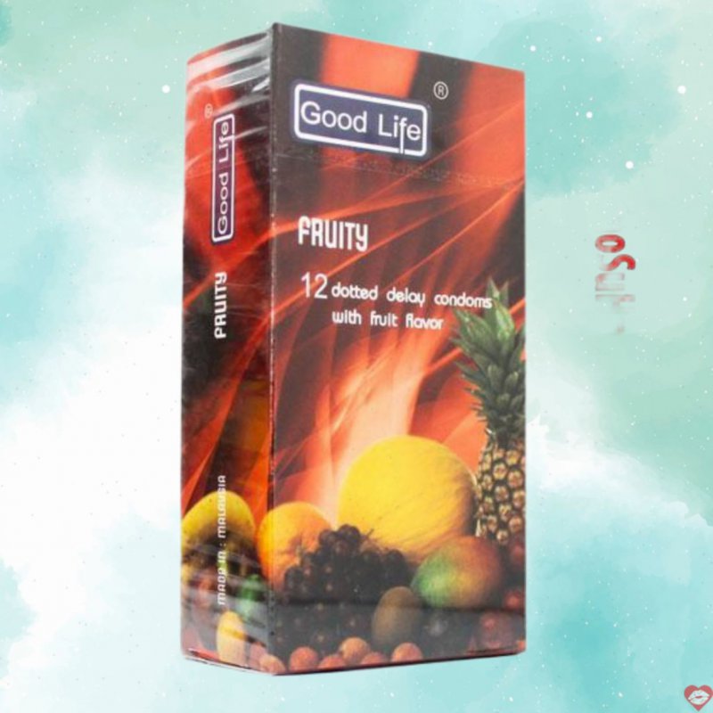 Bao cao su Good Life Fruity thơm mát hương hoa quả dễ chịu 