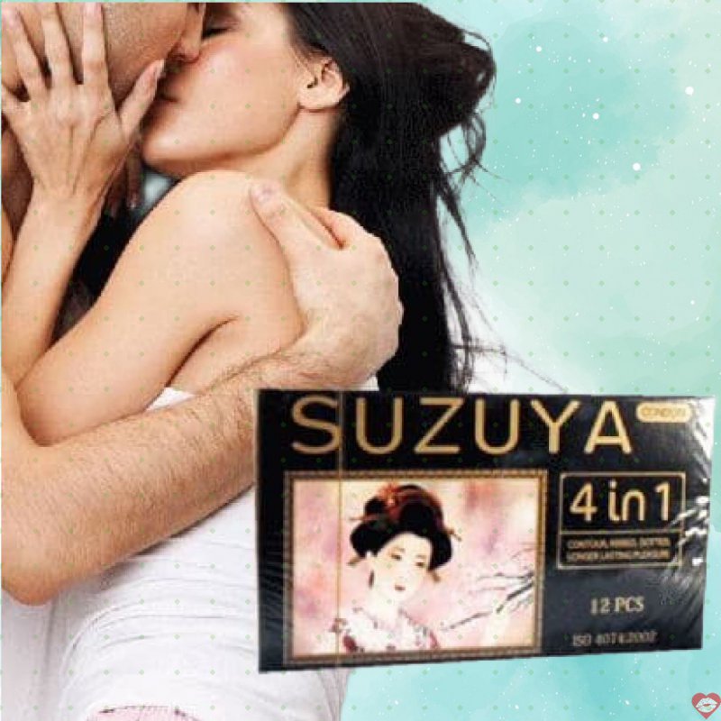 Bao Cao Su Suzuya 4 in 1 Gân Gai Siêu Mỏng Kéo Dài Thăng Hoa 